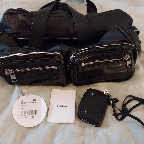 SOLD/ Chloe black leather Betty handbag - Picture 8 of 16